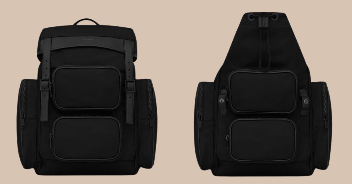 Yves Saint Laurent City Multi-Pocket Backpack